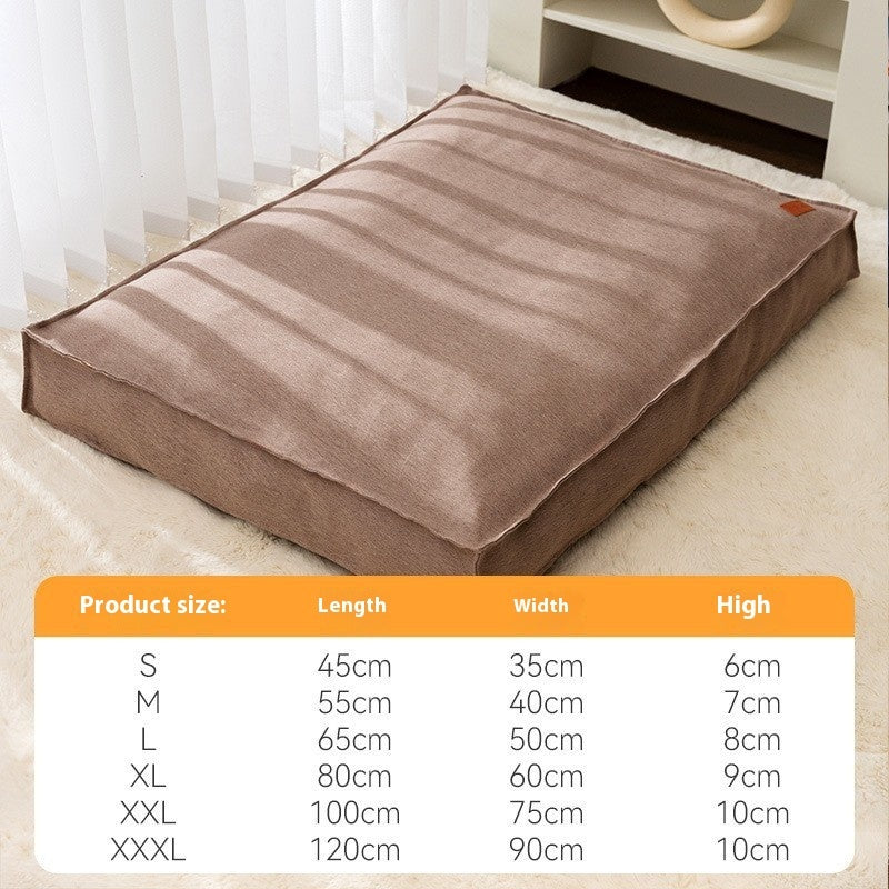 Premium Waterproof Pet Bed - All-Size Comfort Mattress for Dogs & Cats