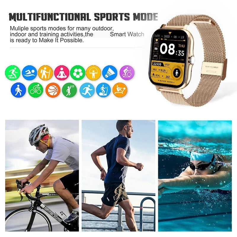 Y13 Smart Watch - Pedometer, Heart Rate Monitoring, and Bluetooth-Compatible Call Function for Active Lifestyles