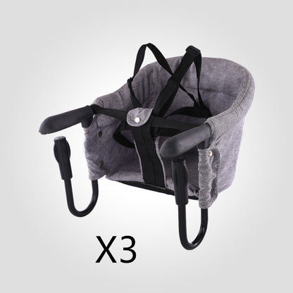Portable Kids Baby High Chair – Adjustable Dining Seat with Safety Belt for Feeding and Baby Care