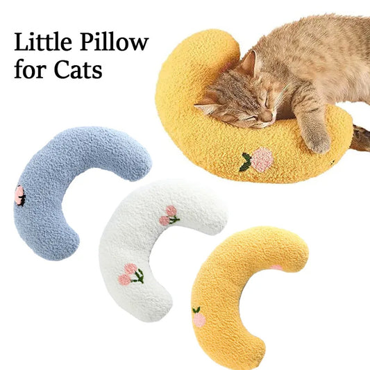 Premium U-Shaped Pet Neck Pillow - Ergonomic Sleep Support for Cats & Small Dogs