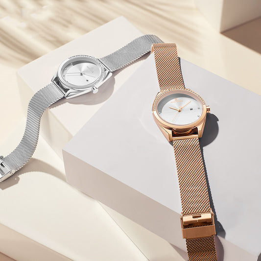 Women's Waterproof Calendar Watch - Quartz Movement