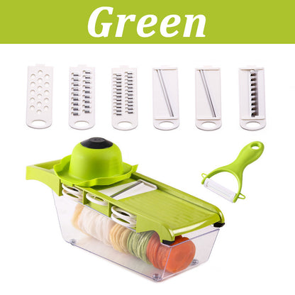 Professional 12-in-1 Vegetable Cutter & Mandoline Slicer | Restaurant-Quality Kitchen Tool