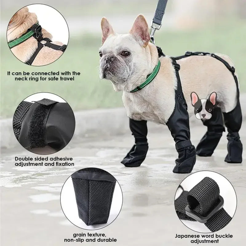 Premium Waterproof Dog Boots - Breathable Paw Protection for All-Weather Adventures