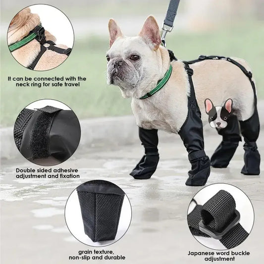 Premium Waterproof Dog Boots - Breathable Paw Protection for All-Weather Adventures