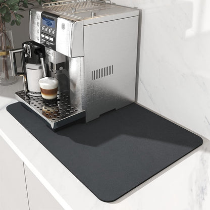 Premium Super-Absorbent Dish Drying Mat - Professional Kitchen Drainer for Countertop Protection