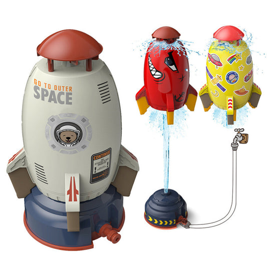 Premium Rocket Launcher Water Toy - High-Pressure Garden Sprinkler System for Ultimate Summer Fun