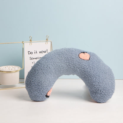 Premium U-Shaped Pet Neck Pillow - Ergonomic Sleep Support for Cats & Small Dogs