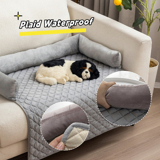 Premium Pet Sofa Bed - Large Dog Cushion & Furniture Protector for Dogs & Cats
