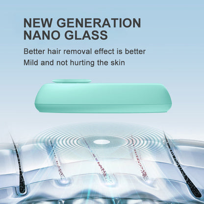 Upgraded Crystal Hair Eraser – Painless Hair Removal & Exfoliating Tool for Legs, Arms, Back (Women & Men)