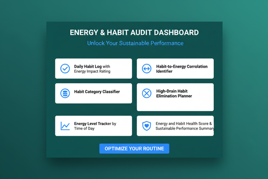 Energy & Habit Audit Dashboard - Feature Card