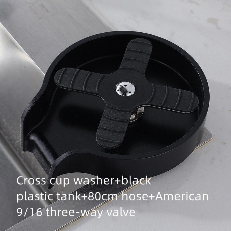 Professional Cup Washer Station - Built-in Sink Bar Counter Cleaning Tool | Create Your Perfect Home Bar