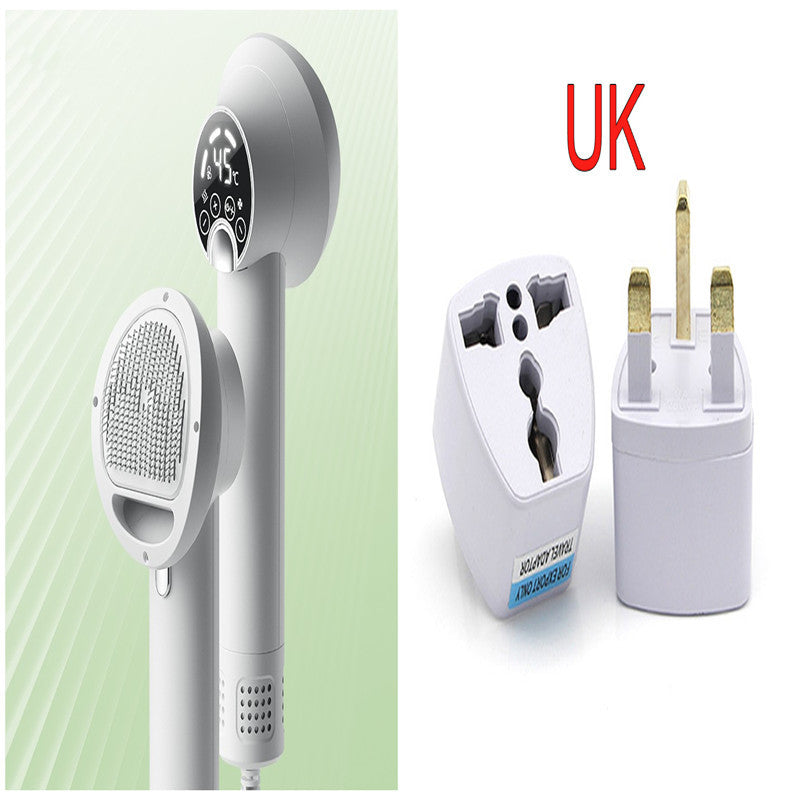 Professional Smart Pet Hair Dryer - Silent 2-in-1 Blow Dryer & Grooming Comb for Dogs & Cats