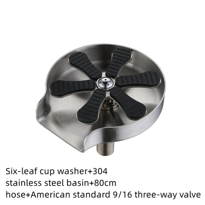 Professional Cup Washer Station - Built-in Sink Bar Counter Cleaning Tool | Create Your Perfect Home Bar
