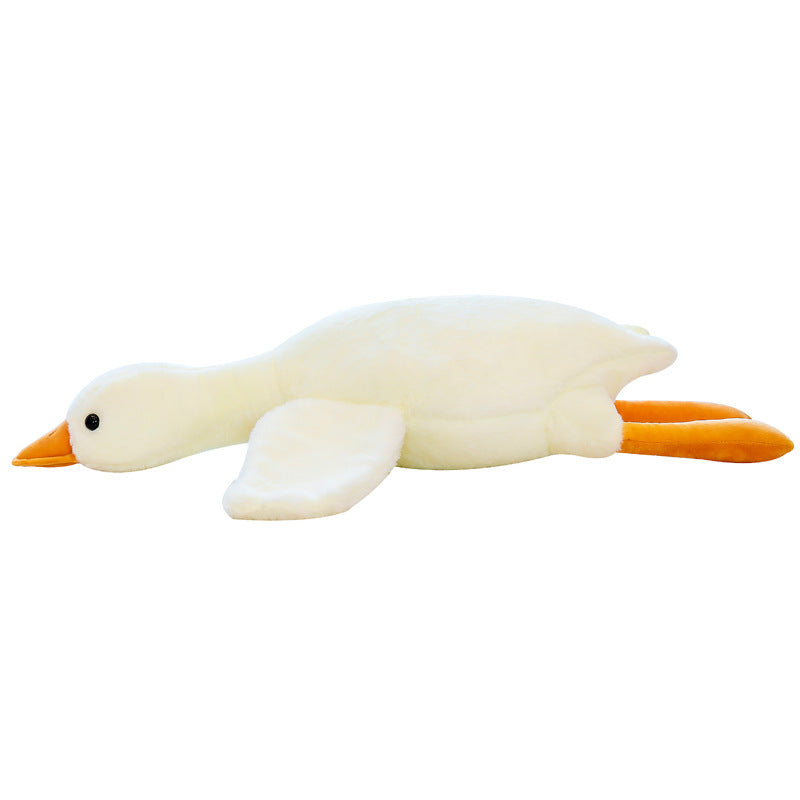 Cute Big White Geese Pillow – Soft Plush Toy, Adorable Stuffed Animal for Kids, Home Decor Cushion