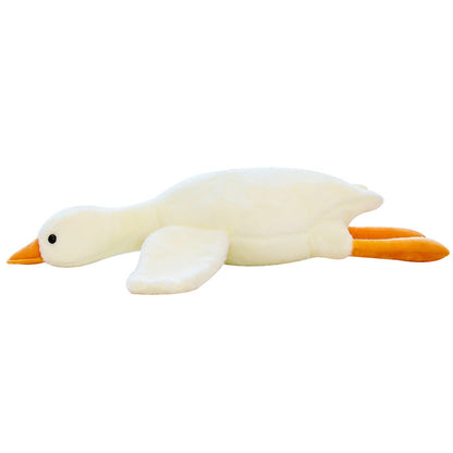 Cute Big White Geese Pillow – Soft Plush Toy, Adorable Stuffed Animal for Kids, Home Decor Cushion