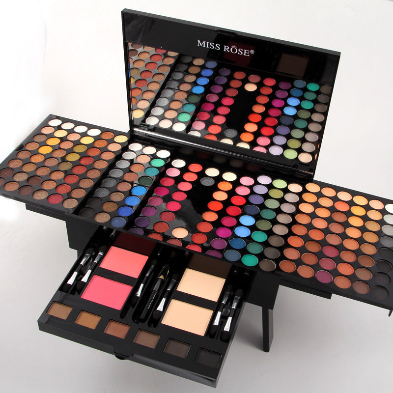 180 Color Eyeshadow & Blush Makeup Palette – Piano-Shaped Personalized Cosmetic Box for Full Face Makeup Looks