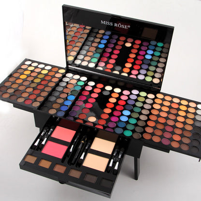 180 Color Eyeshadow & Blush Makeup Palette – Piano-Shaped Personalized Cosmetic Box for Full Face Makeup Looks