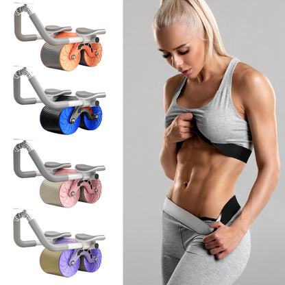 2-in-1 Exercise Belly Wheel – Indoor Fitness Sports Equipment for Male and Female Core & Abdominal Workout