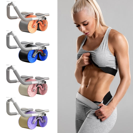 2-in-1 Exercise Belly Wheel – Indoor Fitness Sports Equipment for Male and Female Core & Abdominal Workout