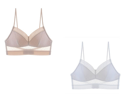 Women's Invisible Backless Bra – Lace Push-Up Bralette for Low Back & Wedding Lingerie