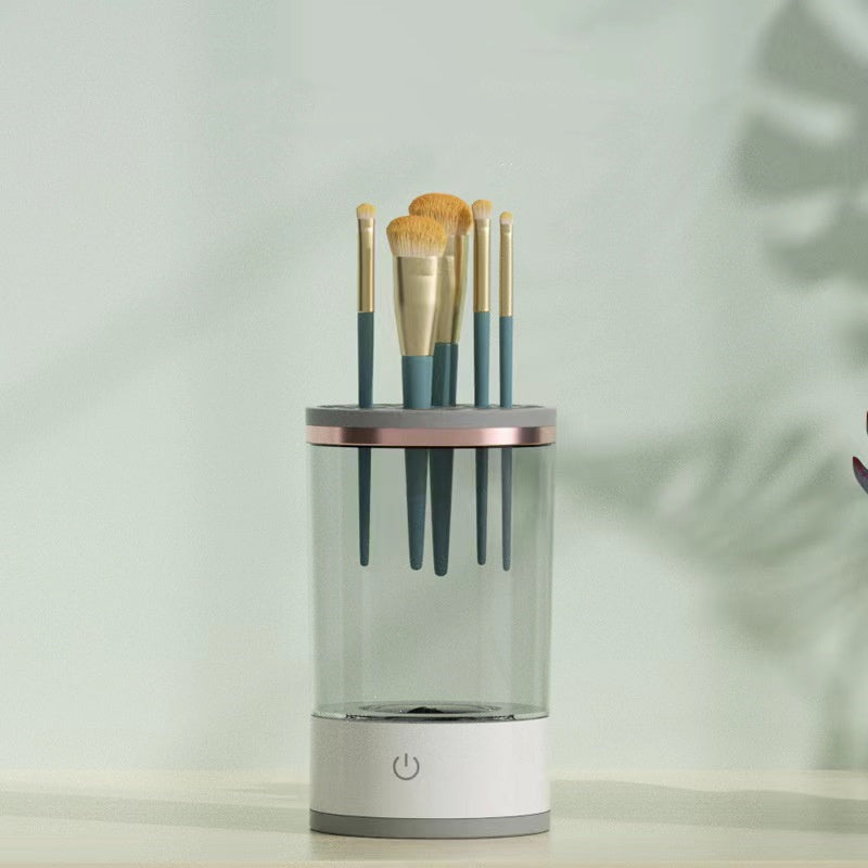 Electric Makeup Brush Cleaner - USB Rechargeable Automatic Cosmetic Brush Cleaning Tool