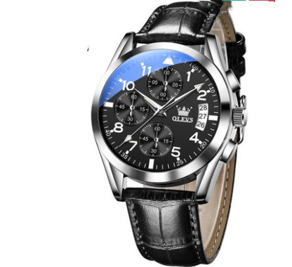 Luxury Men's Waterproof Luminous Quartz Watch - Stylish and Durable Wristwatch for Men