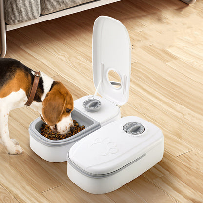 Premium Smart Pet Feeder - Automatic Timer Food Dispenser with Stainless Steel Bowl for Healthy Feeding
