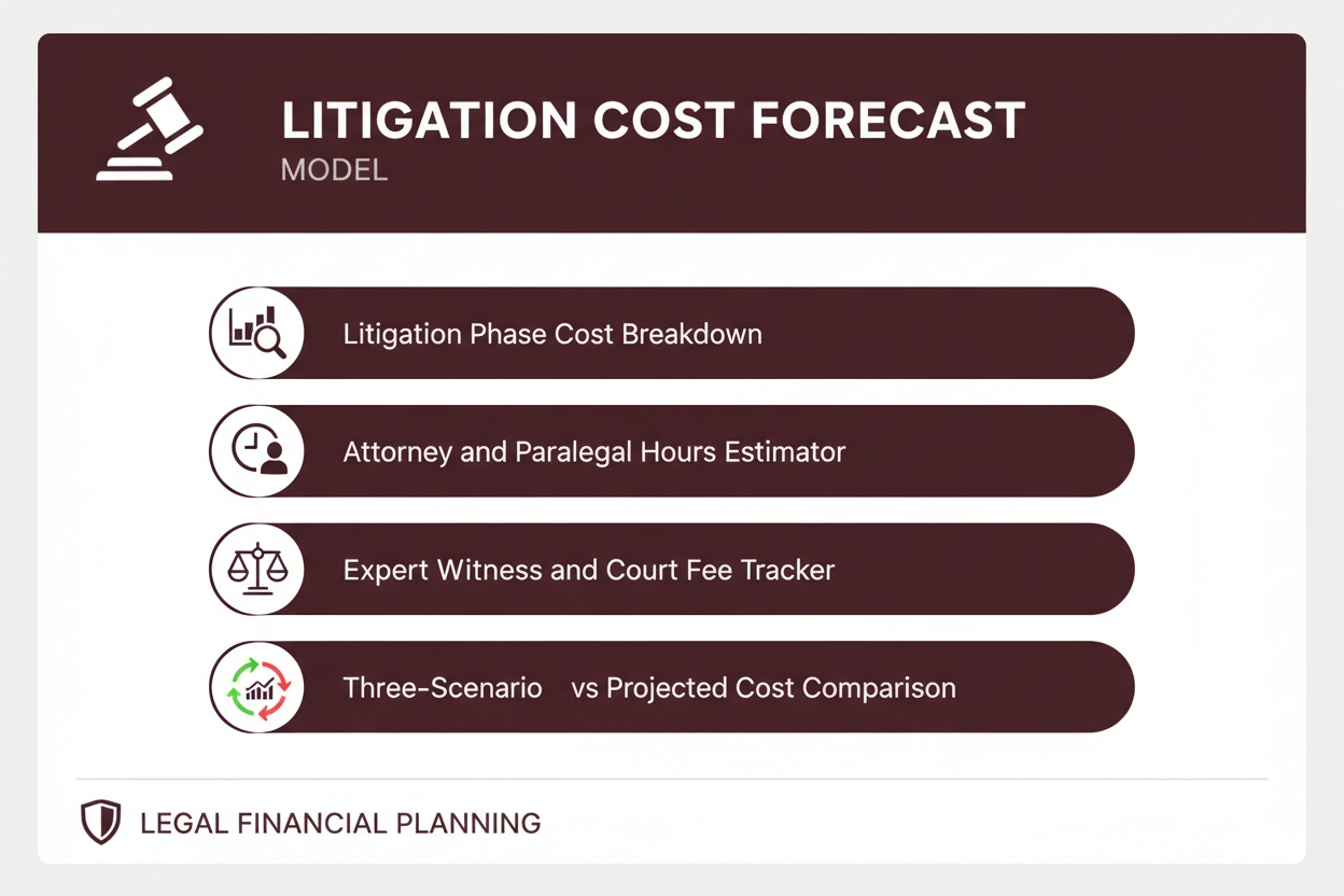 Litigation Cost Forecast Model - Feature Card