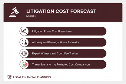 Litigation Cost Forecast Model - Feature Card