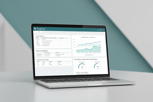 Operational Bottleneck Analyzer - Laptop Mockup