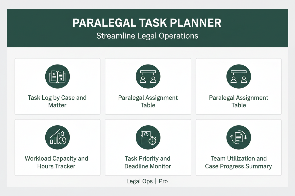 Paralegal Task Allocation Planner - Feature Card