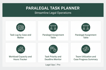 Paralegal Task Allocation Planner - Feature Card