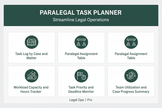 Paralegal Task Allocation Planner - Feature Card