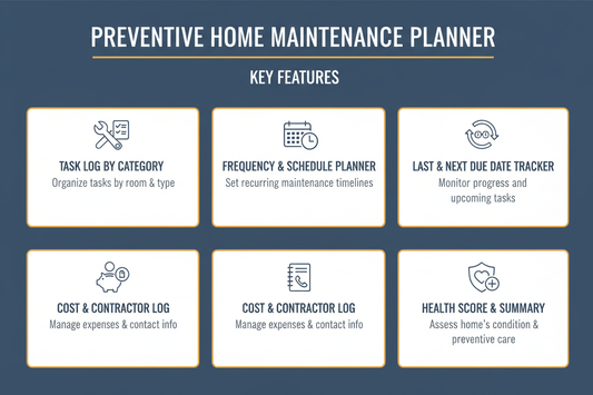 Preventive Home Maintenance Planner - Feature Card