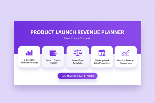 Product Launch Revenue Planner - Feature Card