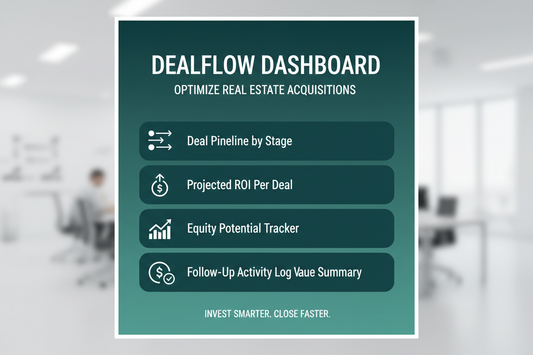 Real Estate Deal Pipeline Dashboard - Feature Card