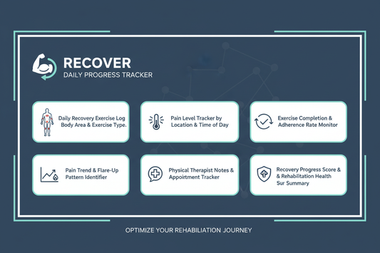 Recovery Exercise & Pain Tracker - Feature Card