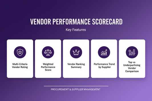 Vendor Performance Scorecard - Feature Card