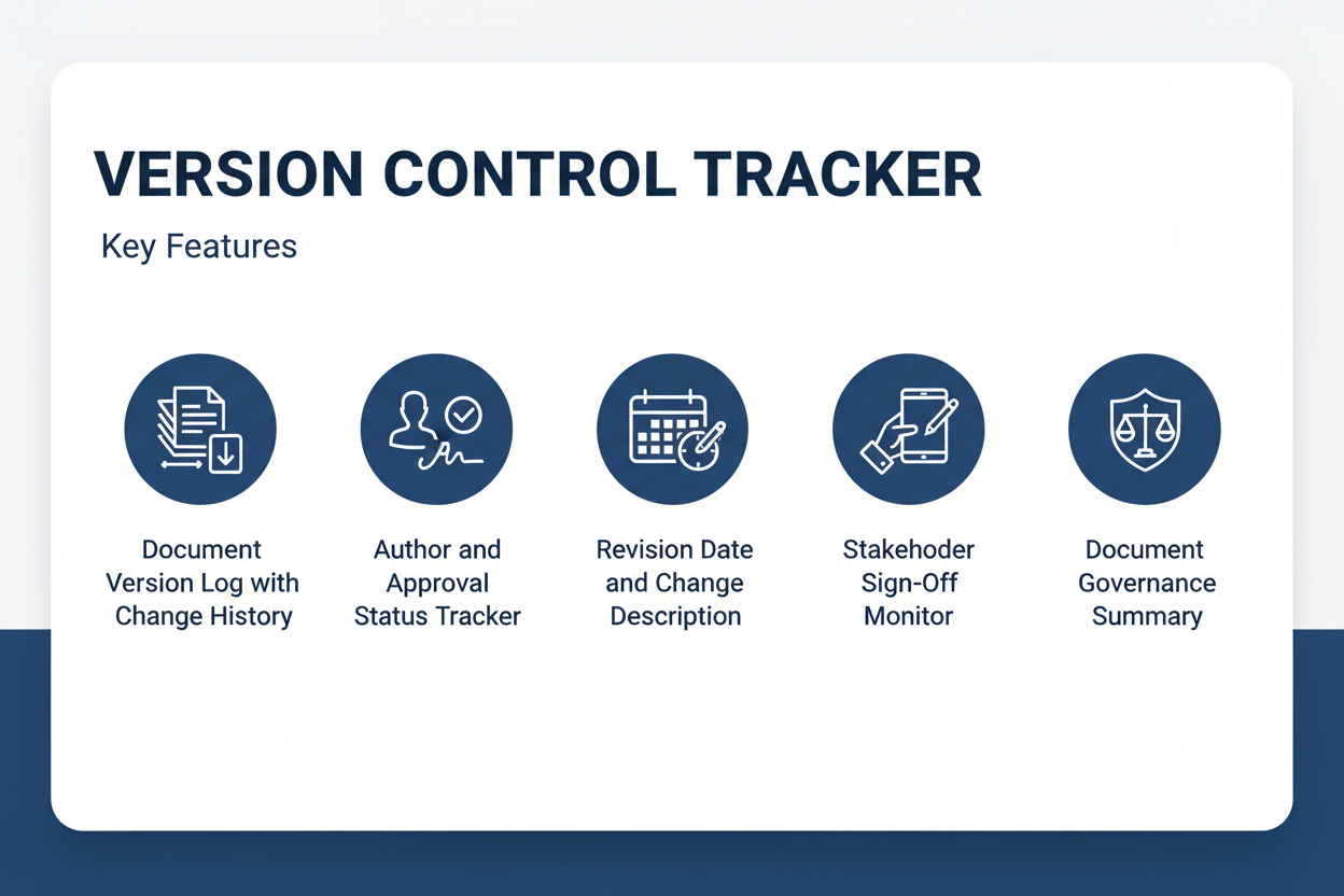 Version Control Tracker - Feature Card